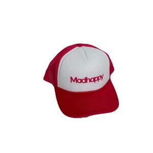 Madhappy Foam Trucker Hat Cap Rose Pink White Classic